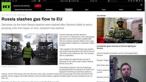 Russia slashes gas flow to EU after German manufacturer Siemens fails to repair gas pumps in time