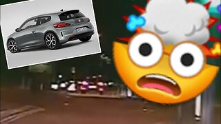 Volkswagen Scirocco gets AIRBORNE with female drunk driver in the United Kingdom
