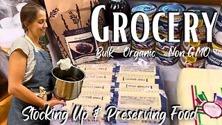 ONCE-A-MONTH BULK GROCERY HAUL Food Preservation & Dinner Meal Prep for My Large Family