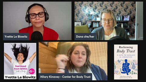 Reclaiming Body Trust w/Hilary Kinavey & Dana Sturevant #bookpodcast #bodypositive #bodypositivity