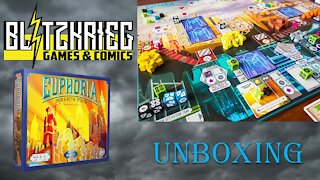 Euphoria: Build A Better Dystopia Unboxing Board Game