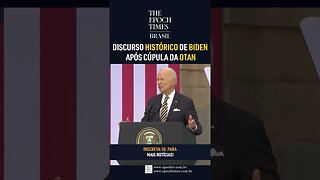 Após a cúpula da OTAN, Biden fez um discurso, talvez um dos mais importantes de seu mandato #shorts