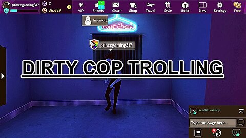 AVAKIN LIFE🤪🤪NASTY COP TROLLING🤪🤪IN GAME PC#avakinlife