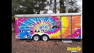 Mobile Street Vending Trailer| Food Concession Trailer with Pro-Fire System for Sale in