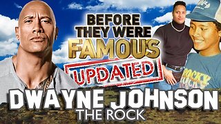 DWAYNE JOHNSON - Before They Were Famous - THE ROCK - UPDATED