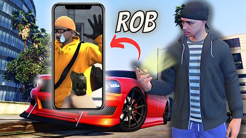 Robing people online in GTA V RP