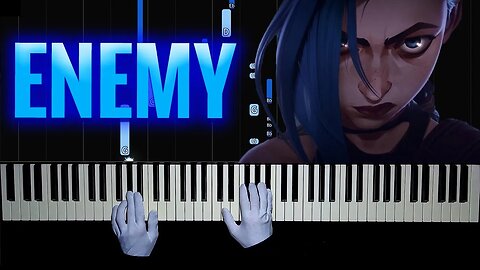 Enemy - Imagine Dragons | EASY Piano - Hands Tutorial