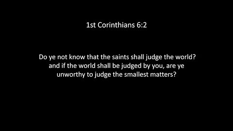 1st Corinthians Chapter 6