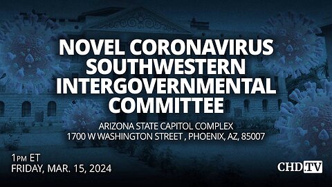 Arizona Novel Coronavirus Southwestern Intergovernmental Committee Meeting