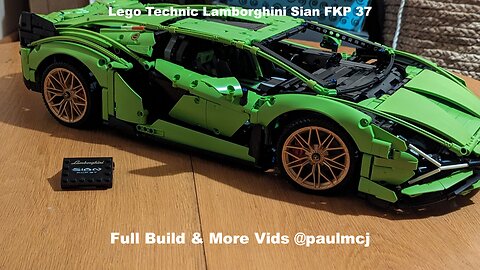 Lego Technic 42115 Lamborghini Sian FKP 37 - Detailed Build & Review