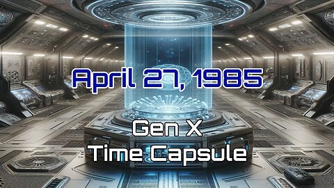 April 27th 1985 Gen X Time Capsule