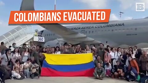 Colombian Nationals Cheer as Air Force Evacuates Them from Israel Amid Conflict