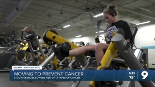 Study says exercise reduces cancer risk