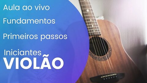 Aula de Violão Ao Vivo pelo Zoom