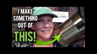 I Make a Rocket Stove Out of a #-10 Can! Ann's Tiny Life and Homestead