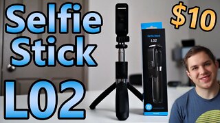 L02 Selfie Stick Tripod Review!