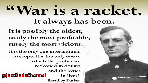 War Is A Racket