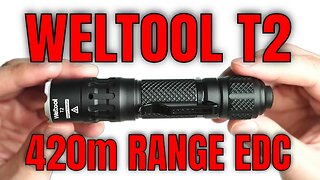 Weltool T2 Review: The Perfect Long Range EDC Flashlight?