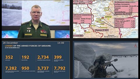 28.12.22 ⚡️Russian Defence Ministry report on the progress of the