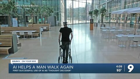 A.I. helps man to walk again