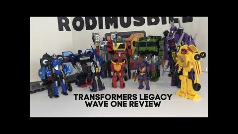 Transformers Legacy Wave One Review - A Rodimusbill First!