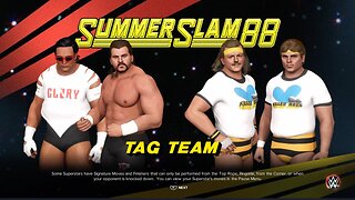 WWE 2K23 Classic Tag Tournament Quarter-Final Round 2: Power & Glory Vs Killer Bees