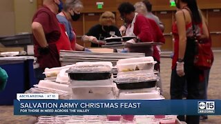 Salvation Army Christmas feast