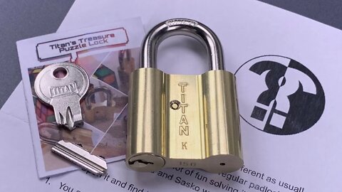 [1041] Titan’s Treasure PUZZLE Lock Solved