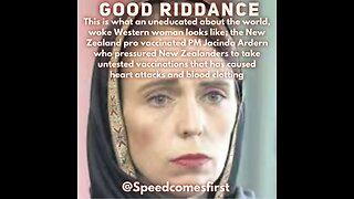 GOOD RIDDANCE TO JACINDA ARDERN