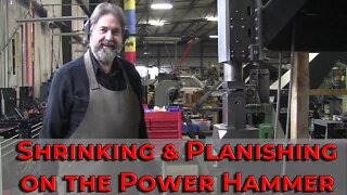 Metal Shaping: Shrinking and planishing with the power hammer