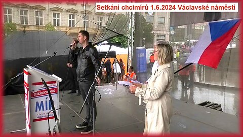 Setkání chcimírů 1.6.2024 Václavské náměstí