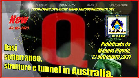 Basi sotterranee, strutture e tunnel in Australia Covid19