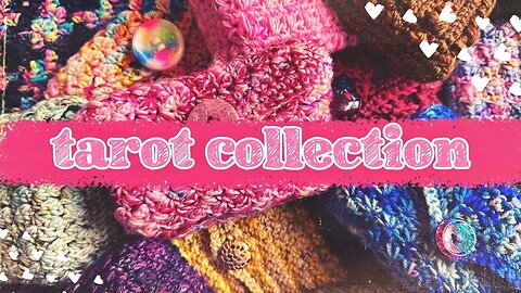 My tarot & matching crochet bag collection