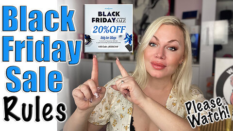 BLACK FRIDAY SALE RULES FOR DIY BEAUTY VENDORS | Code Jessica10 saves you Money at Approved Vendors