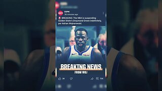 The NBA is suspending Golden State's #DraymondGreen indefinitely