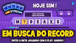 Words on Stream - Em busca do record