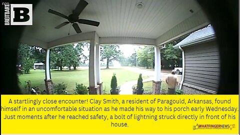 A startlingly close encounter! Clay Smith, a resident of Paragould, Arkansas, found himself