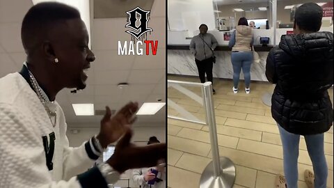 Boosie Singing Acappella To Customer's In Bank Lobby Is The Funniest Thing Ever! 😂