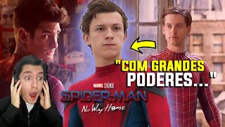 VAZARAM DIÁLOGOS DE HOMEM-ARANHA: SEM VOLTA PARA CASA! CONFIRA!