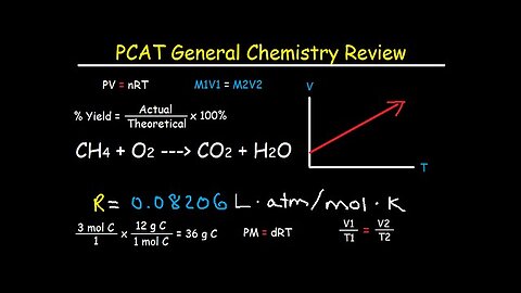 PCAT General Chemistry Review Test Prep Study Guide Course