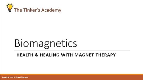 Biomagnetics - Health & Healing w/ Magnet Therapy