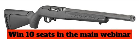 RUGER 10/22 TAKEDOWN .22 LR RIFLE W/ THREADED BARREL MINI #1 for 10 seats in the main webinar