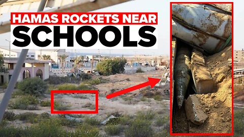 IDF Finds Rocket Sites in Gaza Schools and Mosques 11/7/23