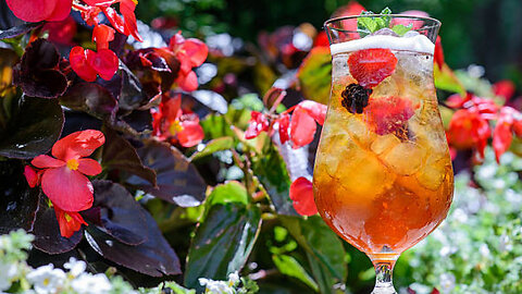 Pucker Up for Paradise: Saudi's Secret Punch (Passionfruit & Hibiscus!)