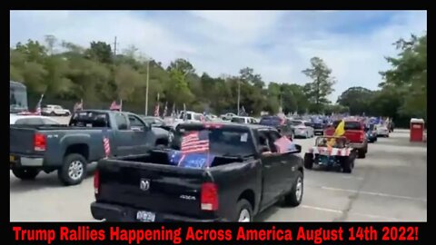 Huge Trump Rallies Happening Across The Nation August 14th 2022! (Videos)