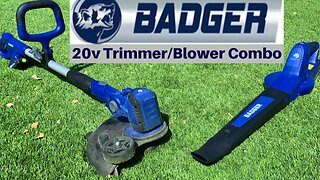 Wild Badger 20v String Trimmer/Blower Combo