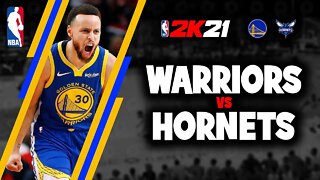 NBA 21 - Golden State Warriors vs Charlotte Hornets