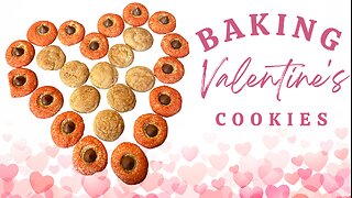 2 Valentine Cookies in 1 video!