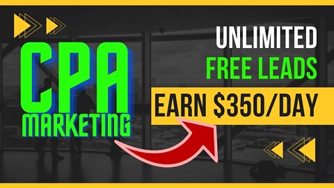 EARN $350/Day With CPA Marketing For Beginners in 2022, Work From Home Jobs, CPA Marketing