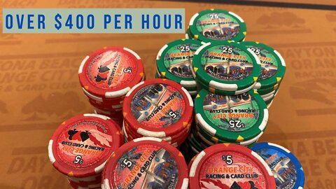Winning Over $400 Per Hour at Orange City - Kyle Fischl Poker Vlog Ep 92